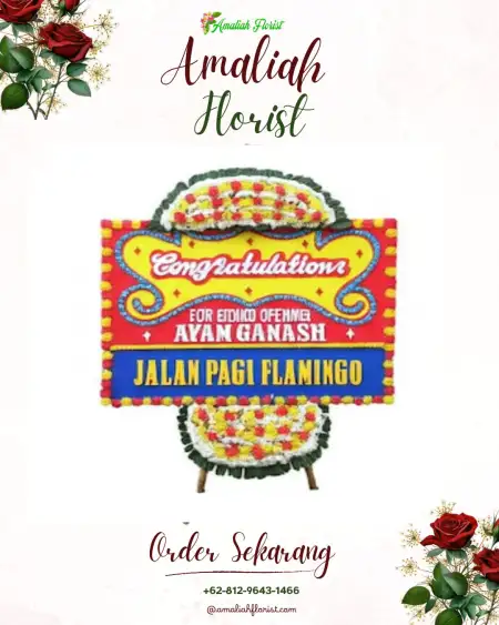 Sewa Papan Bunga Talang Mangga